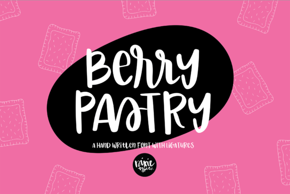 Berry Pastry: Elevating Visual Identity Through Modern Calligraphy