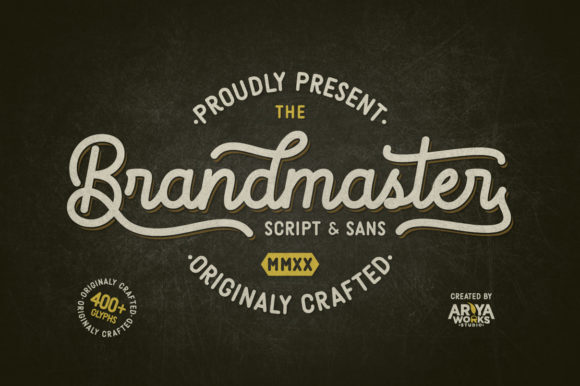 Brandmaster: The Vintage Duo Font for Every Creator