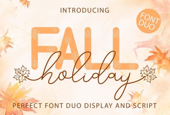 Capturing the Cozy Essence of Autumn with Fall Holiday Font Duo