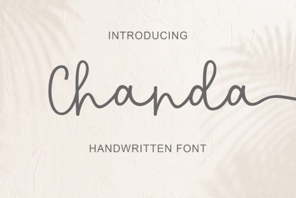 Chanda: The Art of Elegance in Modern Typography
