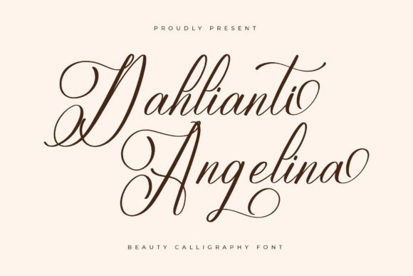 Dahlianti Angelina: Elevating Your Creative Projects with Luxury Script