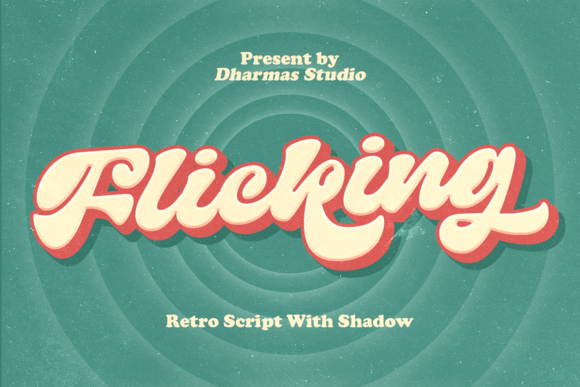 Flicking: The Groovy Font That Takes Your Designs Back to the 60s