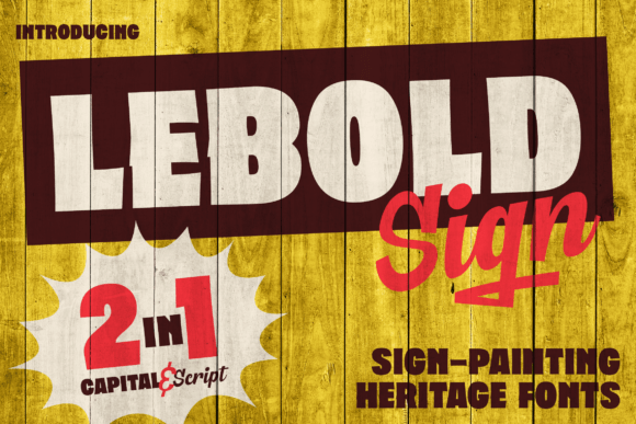 Lebold Sign: Bringing Vintage Hand-Painted Charm to Modern Design