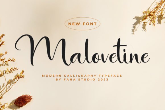 Malovetine: Elevate Your Design with Elegant Script