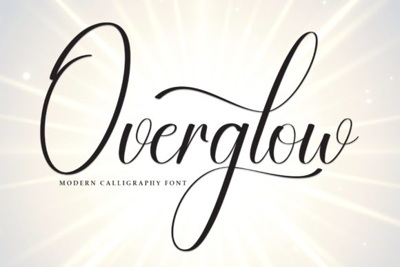 Overglow: Elevate Your Brand with Modern Script Typography