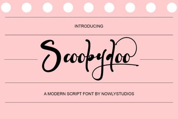 Scoobydoo: The Elegant Script Font for Sophisticated Design