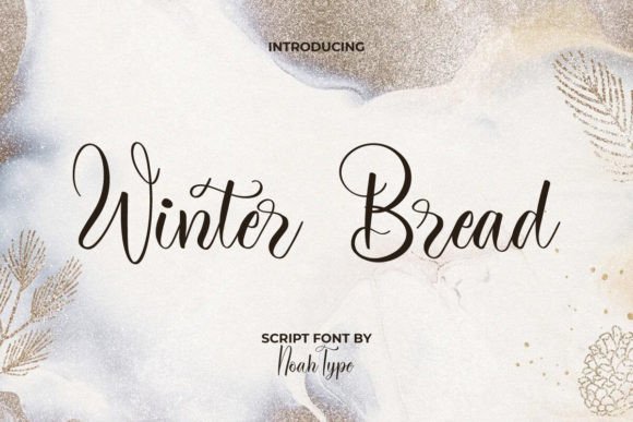 Winter Bread: The Elegant Script Font for Sophisticated Branding and Design