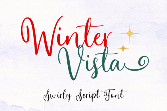 Winter Vista: A Graceful Script for Seasonal Design